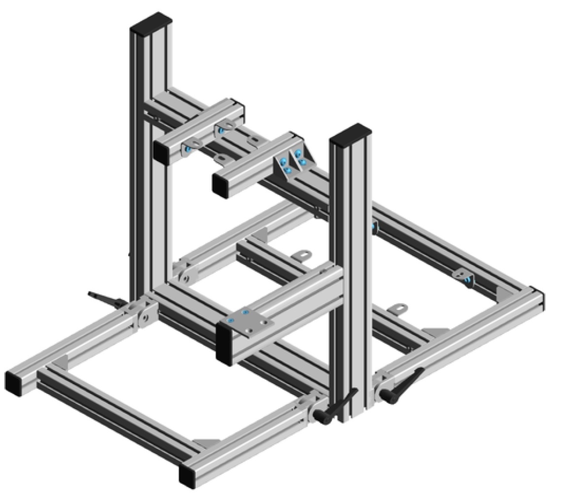 DIY Wheel Stand pliable en profilé DIY Cockpits statiques