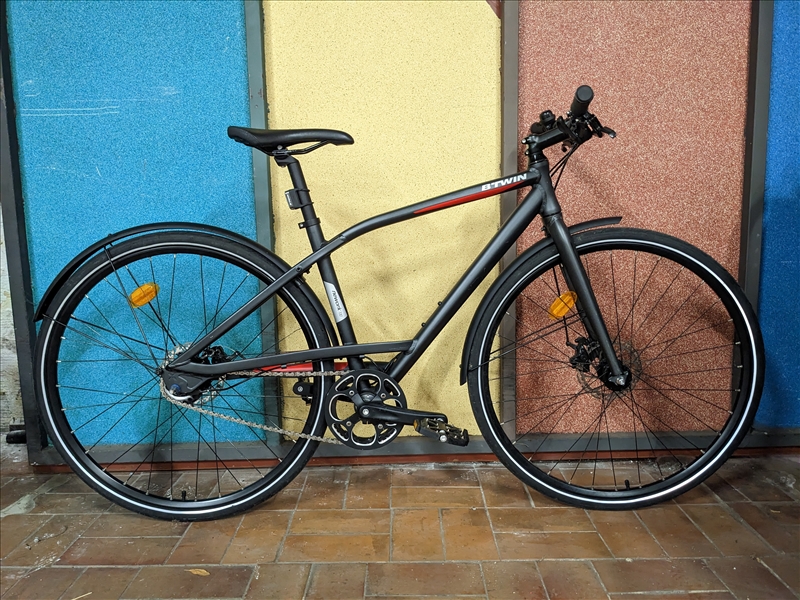 Montage porte discount velo btwin 300