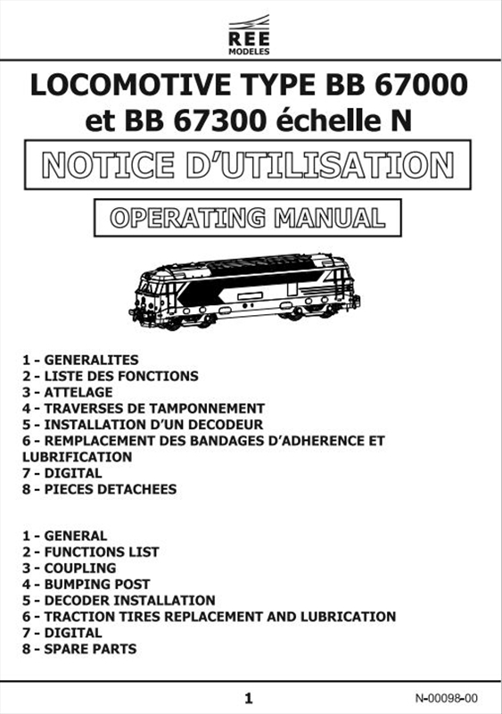 [Mikadotrain/REE Modeles] Locomotive diesel - BB67000 / BB67300 / BB67400 - Page 13 257524